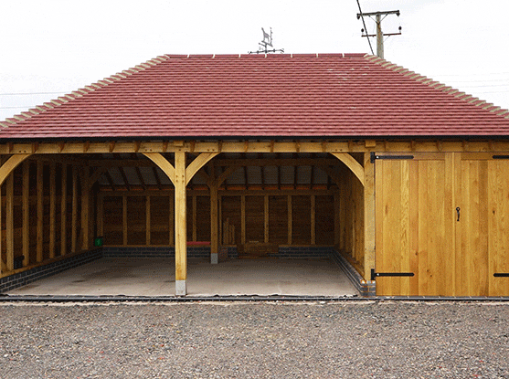 hipped roof garage