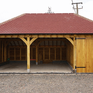 hipped roof garage